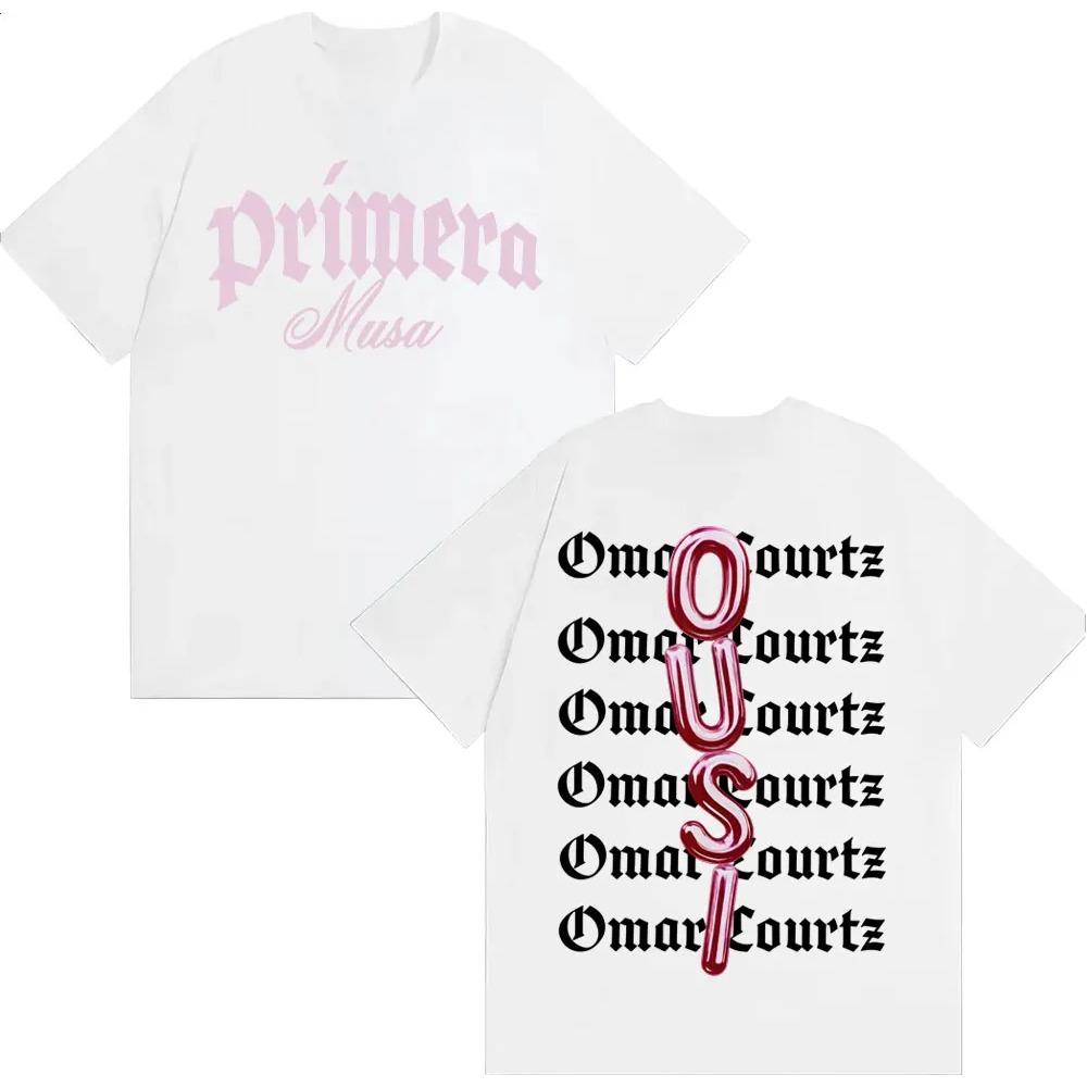 Omar Courtz Primera Musa Album Print T-shirt for Men and Women Retro Summer Print Pure Cotton Loose Casual T-shirt 3XL
Omar Courtz Primera Musa Album Print T-shirt for Men and Women Retro Summer Print Pure Cotton Loose Casual T-shirt 3XL