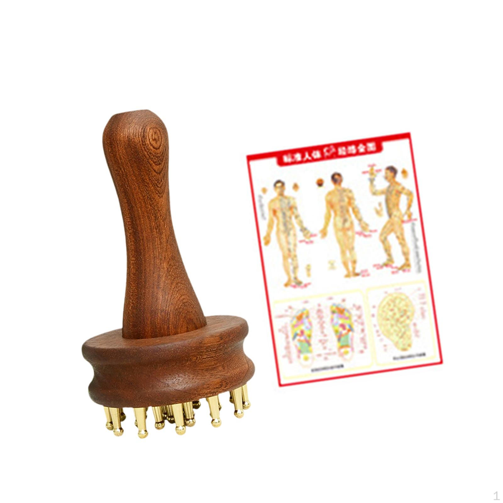 Wooden Massage Brush Copper Head Deep Tissue Compact Guasha Scraping Tool for Family
Wooden Massage Brush Copper Head Deep Tissue Compact Guasha Scraping Tool for Family