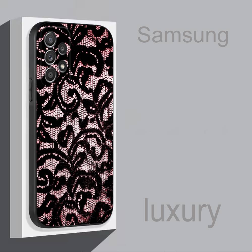Чехол для телефона с кружевным принтом узора P для Samsung S 9,10,21,30,22,23,24,25,Ultra,Plus,Lite,FE,4,5G Черный Мягкий Чехол SamsungS24FE
Чехол для телефона с кружевным принтом узора P для Samsung S 9,10,21,30,22,23,24,25,Ultra,Plus,Lite,FE,4,5G Черный Мягкий Чехол SamsungS24FE