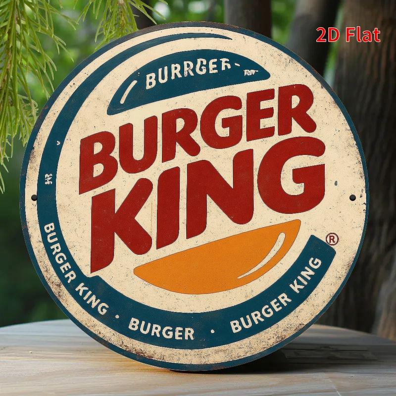Burger King Vintage Sign. Red & white metal logo for home, office or garage. Collectible decor. чистый
Burger King Vintage Sign. Red & white metal logo for home, office or garage. Collectible decor. чистый