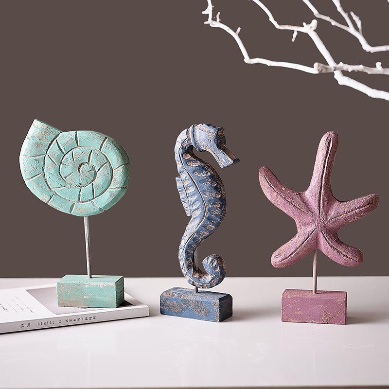 3PCS Mediterranean Starfish Conch Seahorse Statue Figurines Crafts Office Ornament Desk Accessories Home Decor
3PCS Mediterranean Starfish Conch Seahorse Statue Figurines Crafts Office Ornament Desk Accessories Home Decor