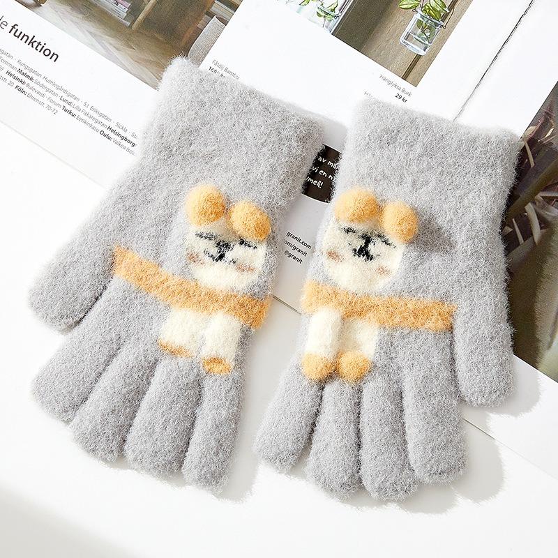 Children s winter knitted wool warm gloves cute cartoon three-dimensional jacquard girls new full finger one size fits all сірий колір
Children s winter knitted wool warm gloves cute cartoon three-dimensional jacquard girls new full finger one size fits all сірий колір