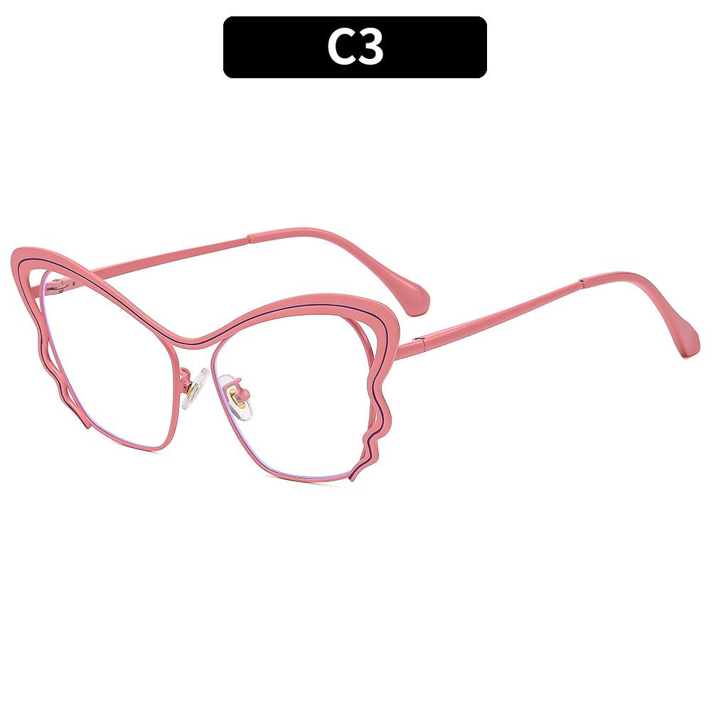 Ladies Fashion Butterfly Frame Glasses Anti-Blue Light Elegant Personality High Quality Metal Frames Party Decorative Eyewear as pictures
Ladies Fashion Butterfly Frame Glasses Anti-Blue Light Elegant Personality High Quality Metal Frames Party Decorative Eyewear as pictures