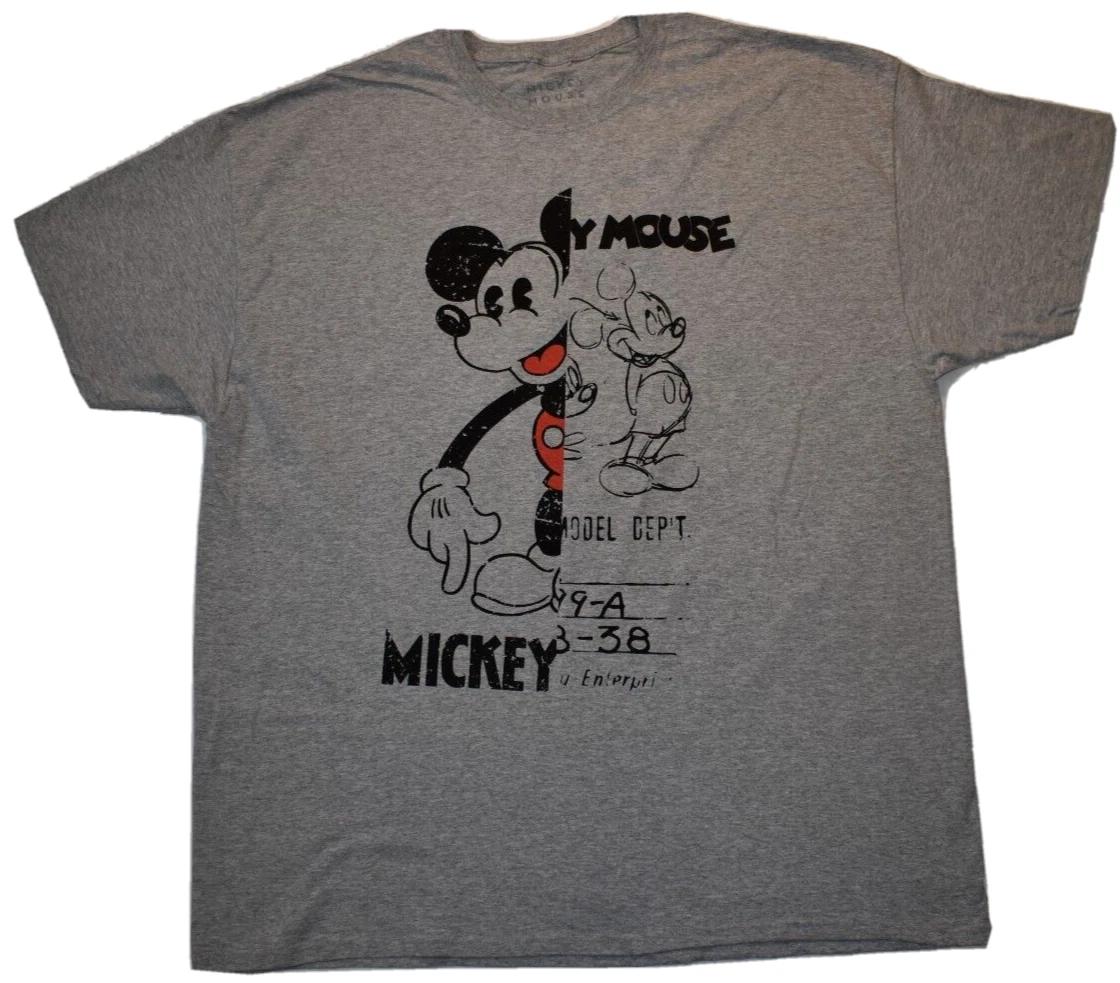 Mickey Mouse Mens Half Sketch Half Cartoon Image Heather Gray Shirt New 2XL S
Mickey Mouse Mens Half Sketch Half Cartoon Image Heather Gray Shirt New 2XL S
