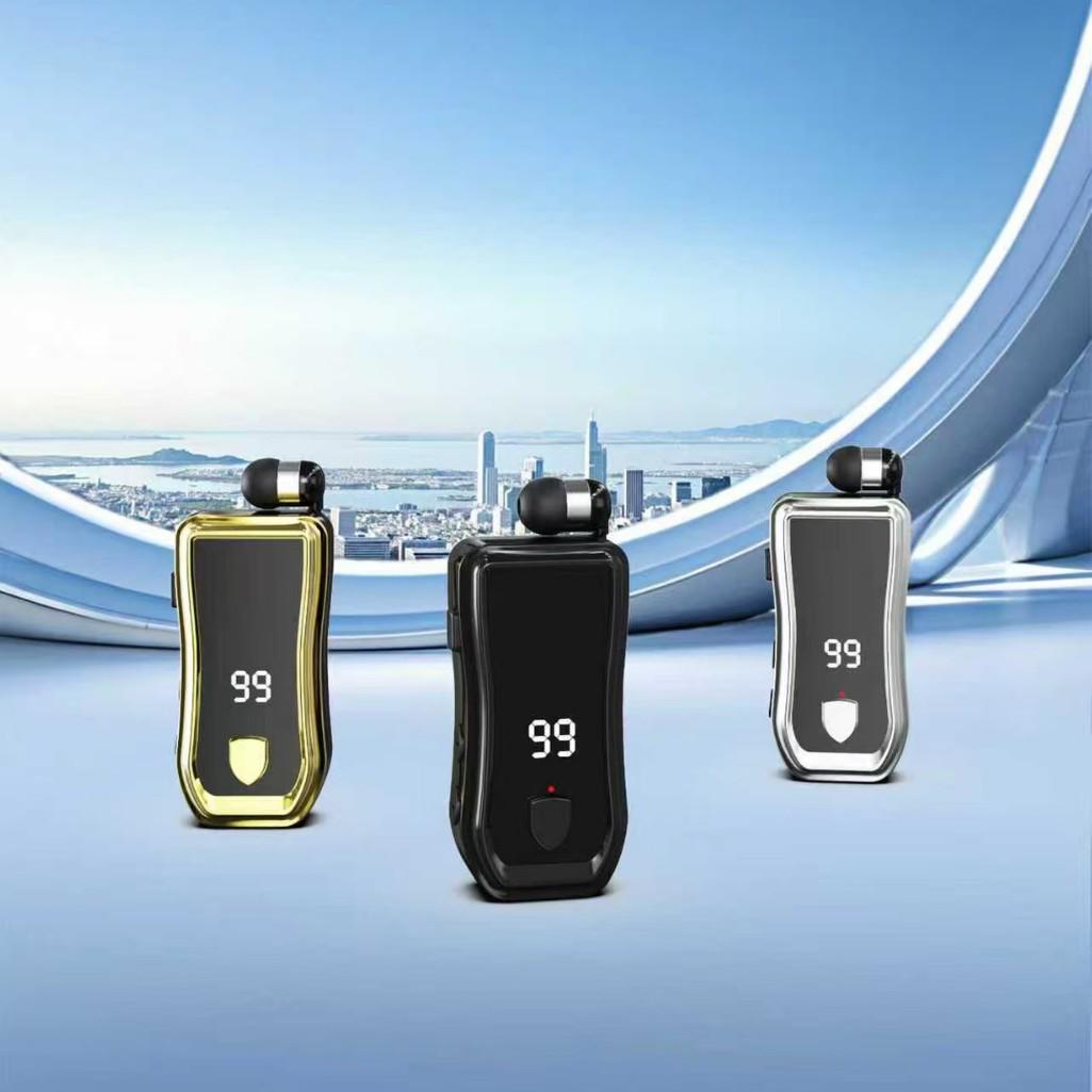 X-50 Bluetooth Earphone with Retractable Cord - Clip-on In-ear Single Ear for Business and Car Use срібний
X-50 Bluetooth Earphone with Retractable Cord - Clip-on In-ear Single Ear for Business and Car Use срібний