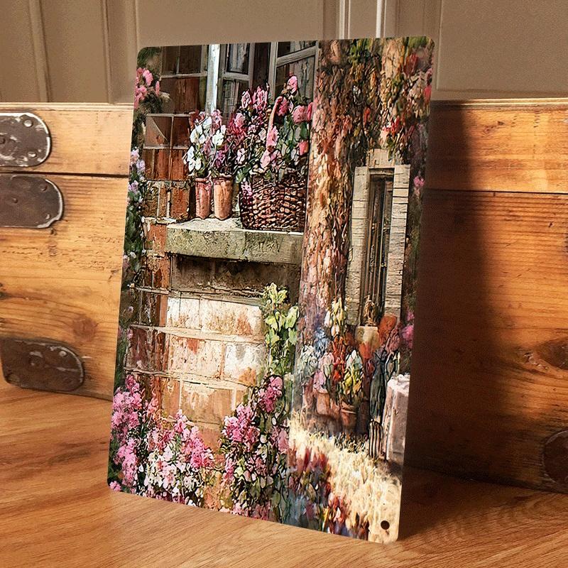 1 piece: European retro garden tin painting plaque, creative home wall decoration, living room, entryway, hallway wall art paint (as the picture,20x30cm)
1 piece: European retro garden tin painting plaque, creative home wall decoration, living room, entryway, hallway wall art paint (as the picture,20x30cm)