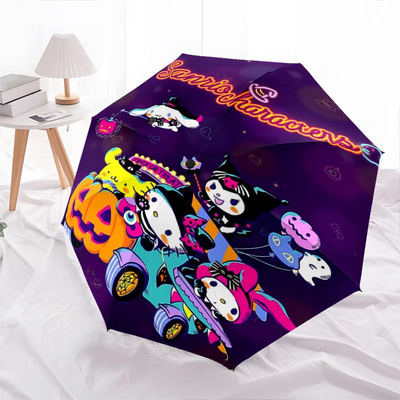1pc Sanrio Characters Halloween Festival Umbrella - Automatic Opening/Closing, Portable 3-Fold Design, 8-Rib Iron Frame Outdoor Umbrella, Perfect Gift
1pc Sanrio Characters Halloween Festival Umbrella - Automatic Opening/Closing, Portable 3-Fold Design, 8-Rib Iron Frame Outdoor Umbrella, Perfect Gift