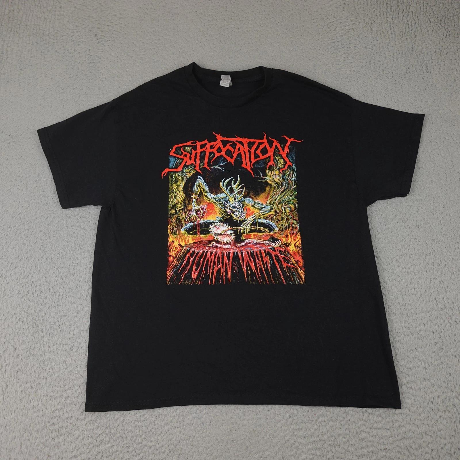 Suffocation Human Waste Shirt Mens XL Black Death Metal Band Tee Graphic Gildan XL
Suffocation Human Waste Shirt Mens XL Black Death Metal Band Tee Graphic Gildan XL