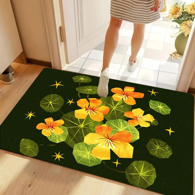 Elegant Cute Floral Print Carpet Rugs Non-slip Washable Door Mat for Entryway Kitchen Bathroom Home Decoration 40cm x 60cm
Elegant Cute Floral Print Carpet Rugs Non-slip Washable Door Mat for Entryway Kitchen Bathroom Home Decoration 40cm x 60cm