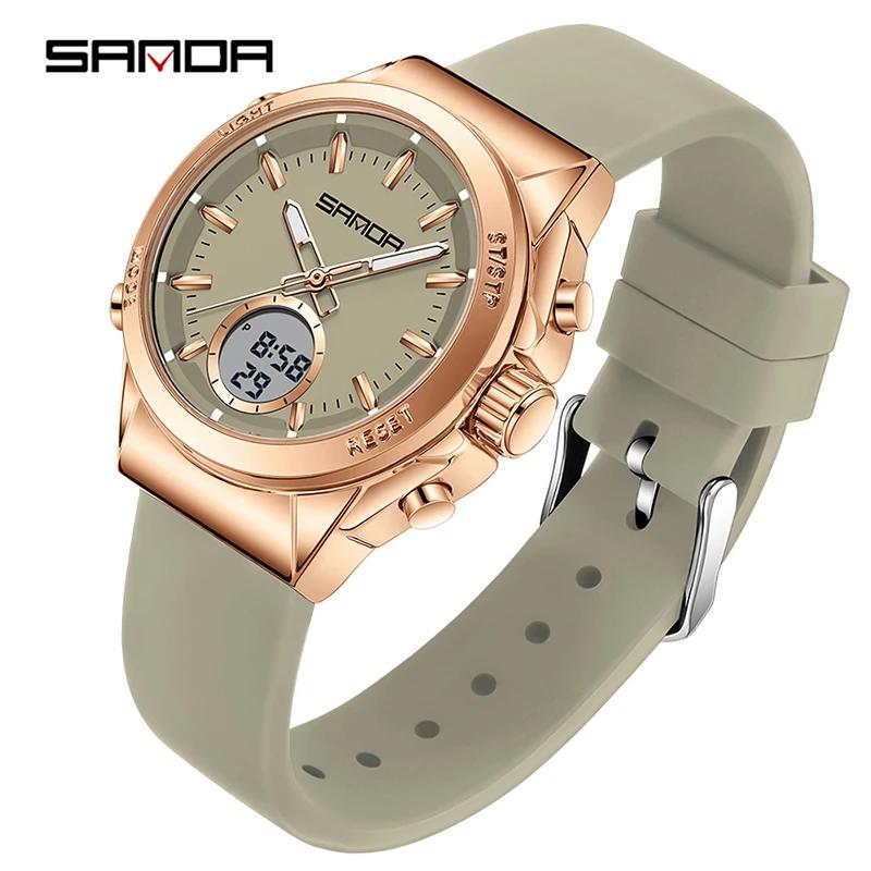 Fashion Casual Woman s Electronic Watch Alarm Clock Night Light Waterproof Dual Display Multi functional Women s Watch хаки
Fashion Casual Woman s Electronic Watch Alarm Clock Night Light Waterproof Dual Display Multi functional Women s Watch хаки