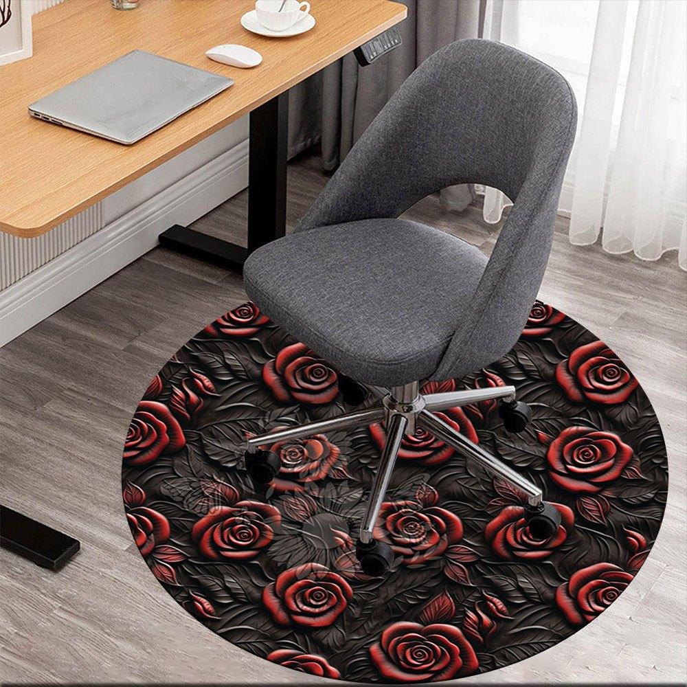 Red Rose Embossed Circular Wall Art DecorRound Non-Slip chair mat chair carpet for office Rugs for Office Decor Gift For Valentine s Day Mother s Day 80cm by 80cm
Red Rose Embossed Circular Wall Art DecorRound Non-Slip chair mat chair carpet for office Rugs for Office Decor Gift For Valentine s Day Mother s Day 80cm by 80cm