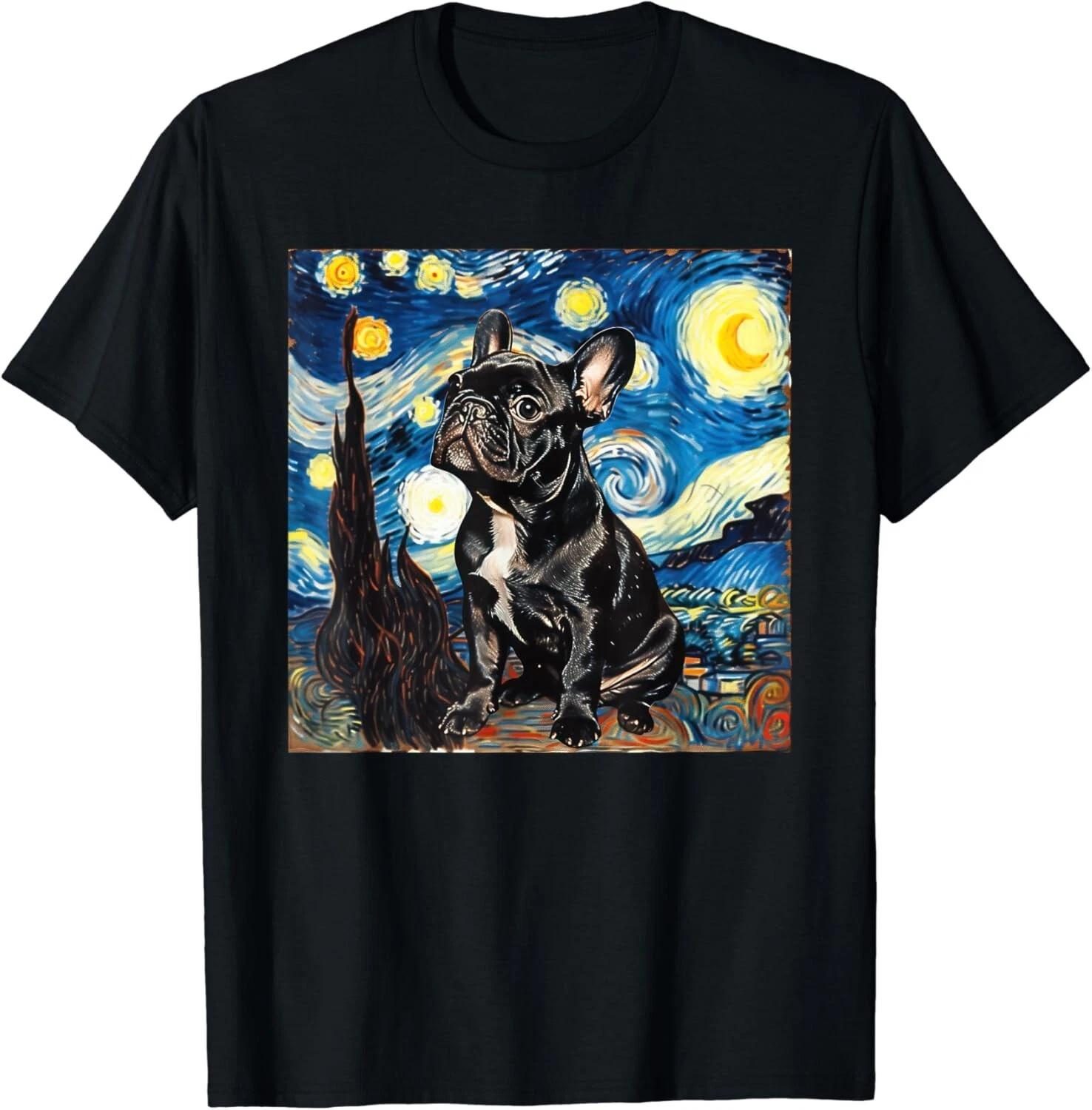 French Bulldog Dog Van Gogh Style Starry Night Gift Unisex T-Shirt M
French Bulldog Dog Van Gogh Style Starry Night Gift Unisex T-Shirt M
