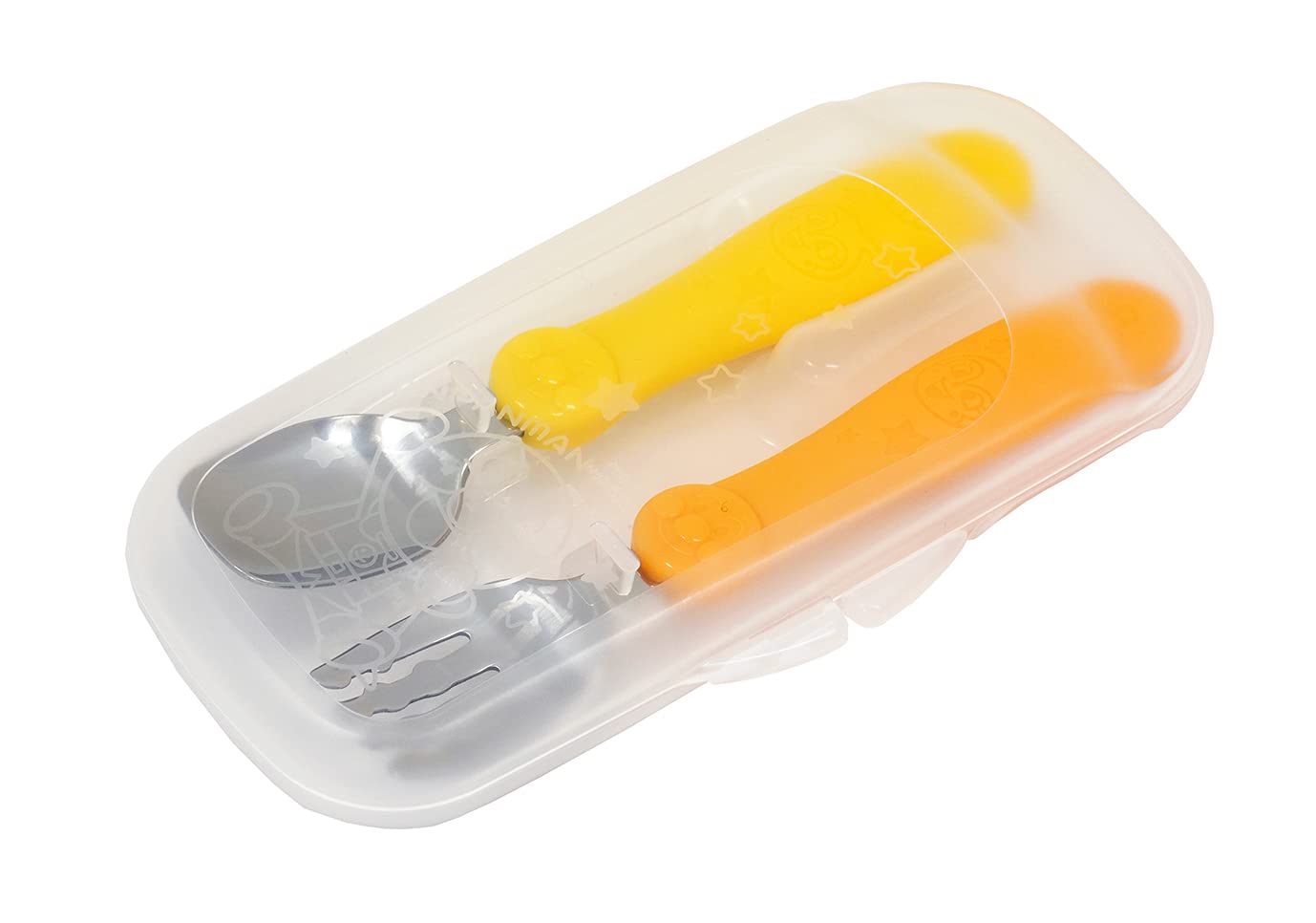 REC Anpanman Spoon Fork with Case Made in for ages 1 and up & (Stainless Steel) Japan,
REC Anpanman Spoon Fork with Case Made in for ages 1 and up & (Stainless Steel) Japan,