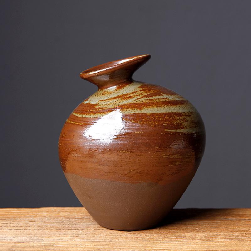 Vintage dried flower ceramic vase Coarse pottery Zen dried flower vase Flower Arrangement Utensils hydroponic crafts home decor
Vintage dried flower ceramic vase Coarse pottery Zen dried flower vase Flower Arrangement Utensils hydroponic crafts home decor