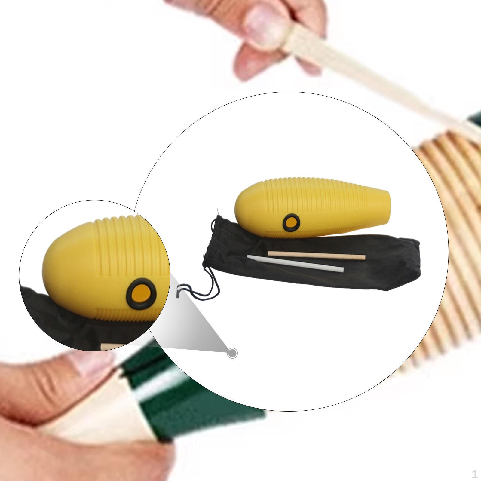 Guiro Instrument Shaped Shaker Musical Training Tool for Band Accompaniment Beginners
Guiro Instrument Shaped Shaker Musical Training Tool for Band Accompaniment Beginners
