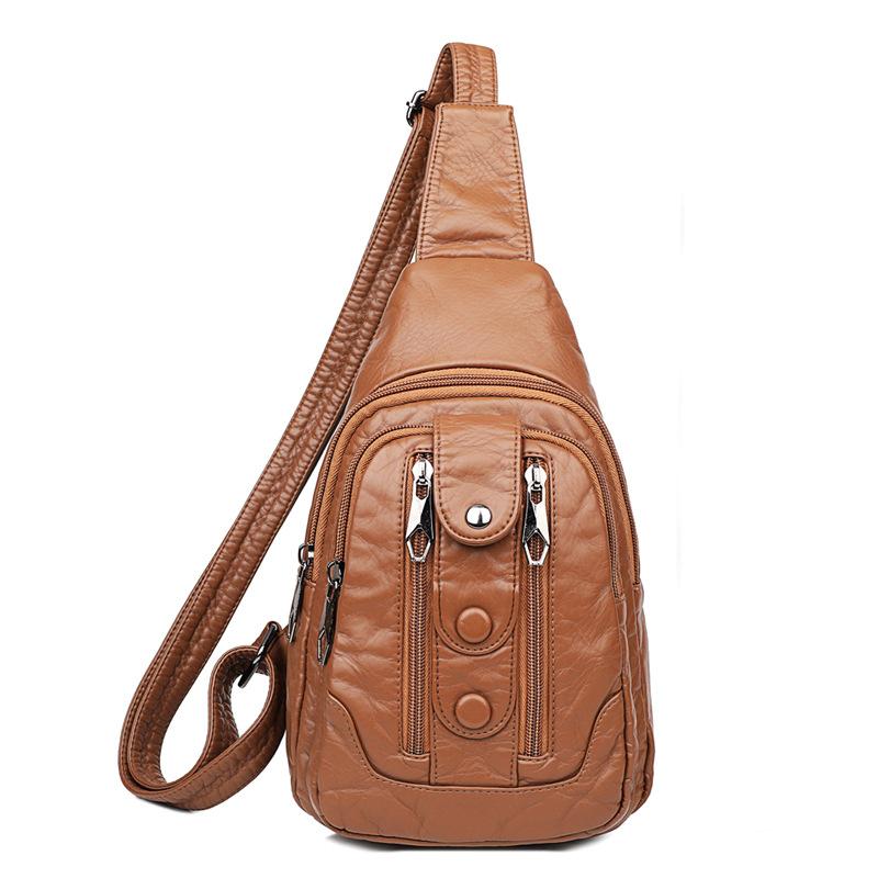 Multi-zipper Retro Women s Breast Bag Daily Large Capacity Portable Mother Bag Trendy Leisure Travel Bag
Multi-zipper Retro Women s Breast Bag Daily Large Capacity Portable Mother Bag Trendy Leisure Travel Bag