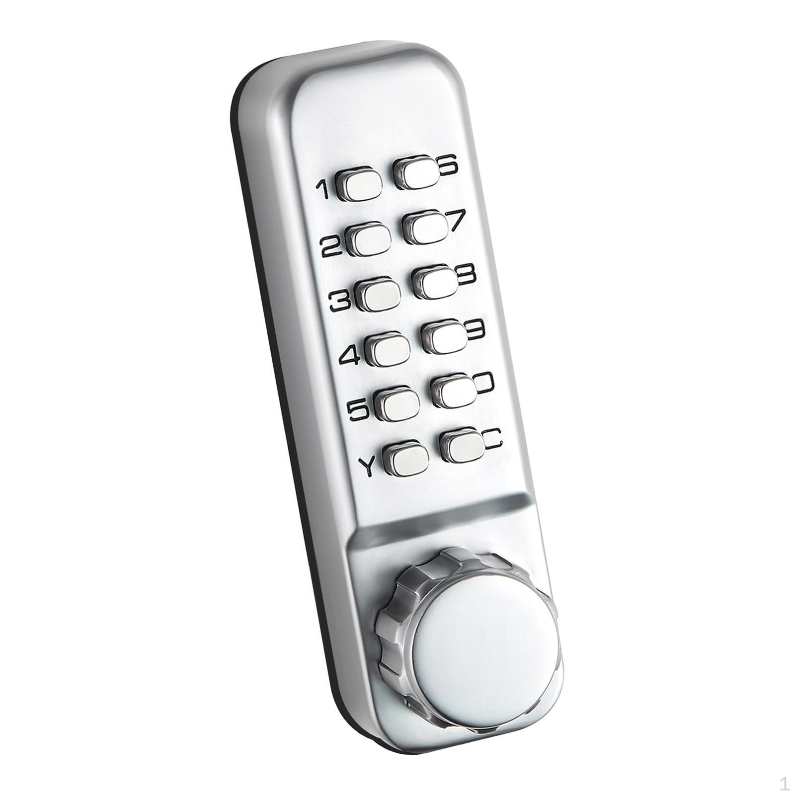 Mechanical Keyless Entry Door Lock with Keypad, Outdoor Gate Lock, Digital Combination Locks
Mechanical Keyless Entry Door Lock with Keypad, Outdoor Gate Lock, Digital Combination Locks