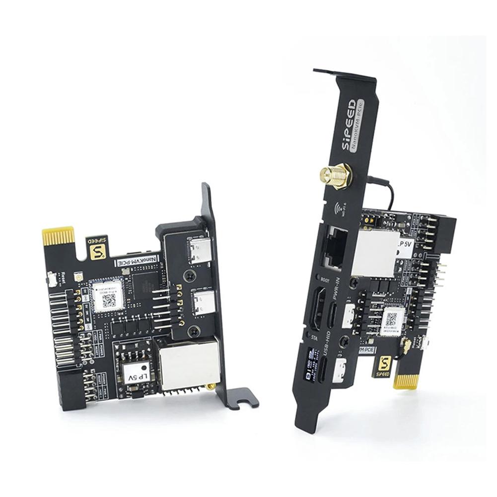 NanoKVM Версія PCIE RISC-V Nano KVM через IP DDR3 Плата розробки RISC-V Віддалене керування/Живлення/Сервер обслуговування робочого столу
NanoKVM Версія PCIE RISC-V Nano KVM через IP DDR3 Плата розробки RISC-V Віддалене керування/Живлення/Сервер обслуговування робочого столу
