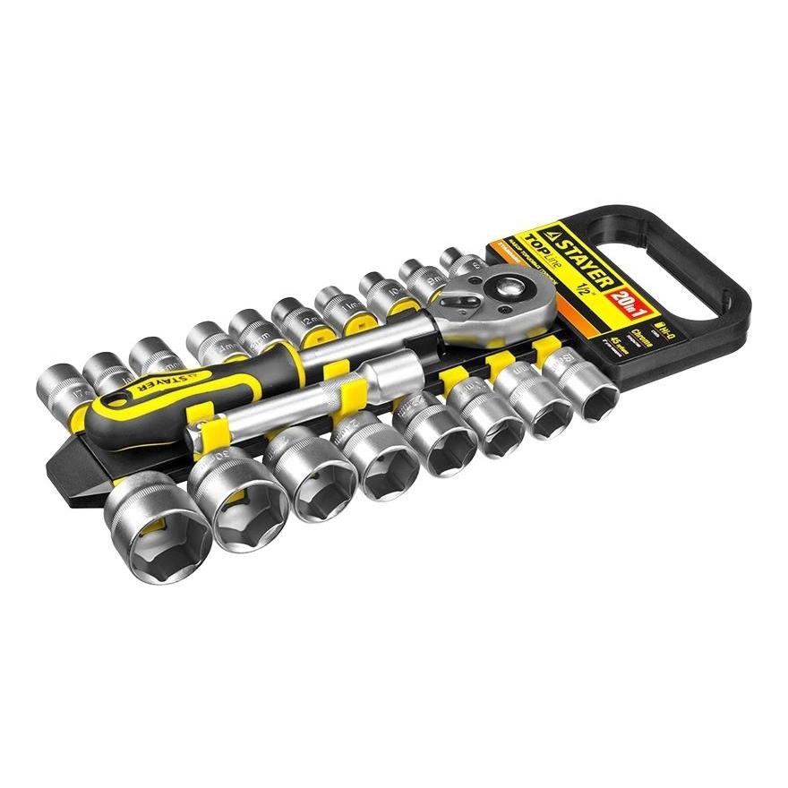 Набор торцевых головок Stayer 27750-h20
Набор торцевых головок Stayer 27750-h20