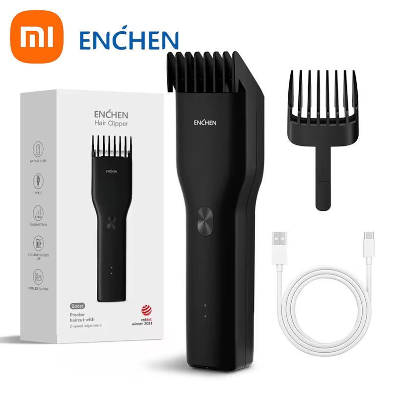 Xiaomi ENCHEN Boost Hair Trimmer Rechargeable Clippers Cutting Machine Body Trimmer for Men чорний
Xiaomi ENCHEN Boost Hair Trimmer Rechargeable Clippers Cutting Machine Body Trimmer for Men чорний