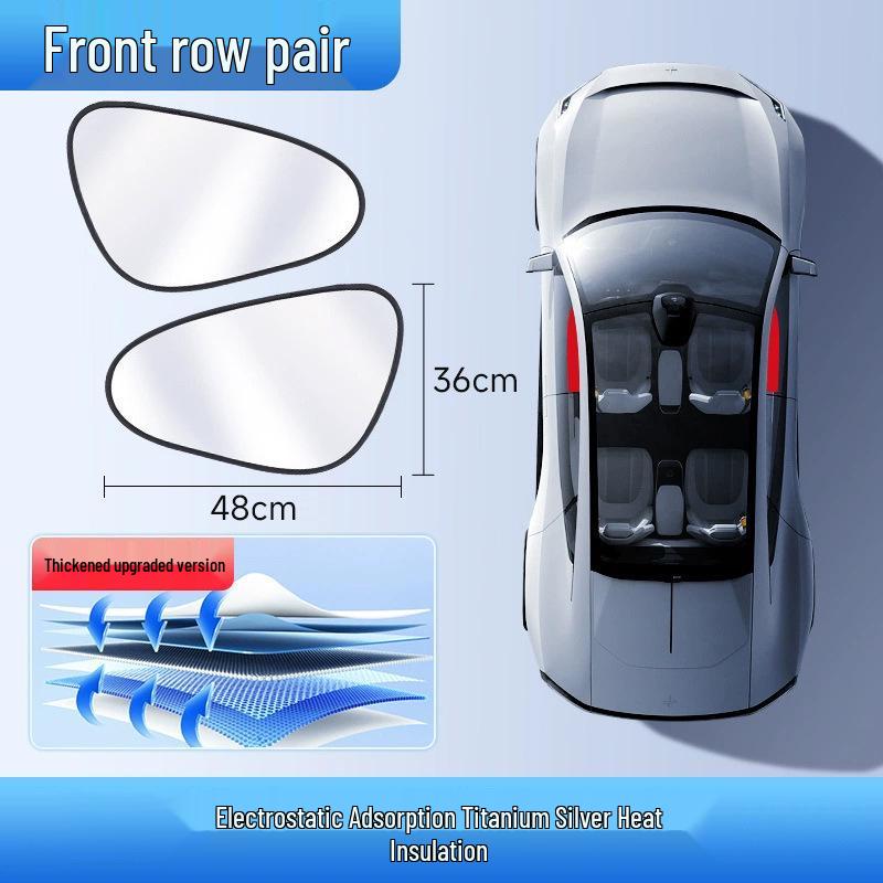 Titanium Silver Electrostatic Car Sunshade: Heat Insulation & Privacy Curtain for Baby Side Window.
Titanium Silver Electrostatic Car Sunshade: Heat Insulation & Privacy Curtain for Baby Side Window.