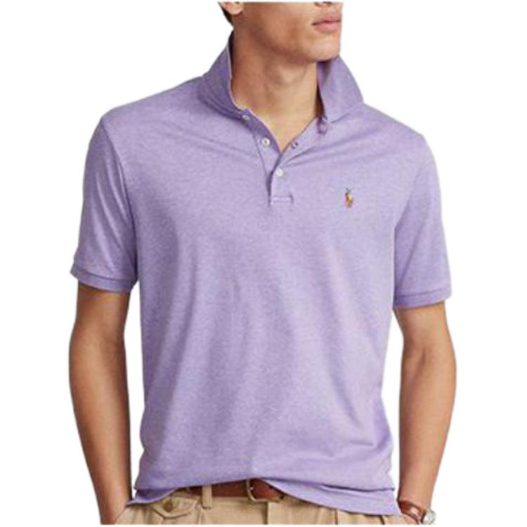 Polo Ralph Lauren SS23 Однотонная рубашка поло с коротким рукавом Мужская верхняя часть Фиолетовый 710870645-010 S
Polo Ralph Lauren SS23 Однотонная рубашка поло с коротким рукавом Мужская верхняя часть Фиолетовый 710870645-010 S