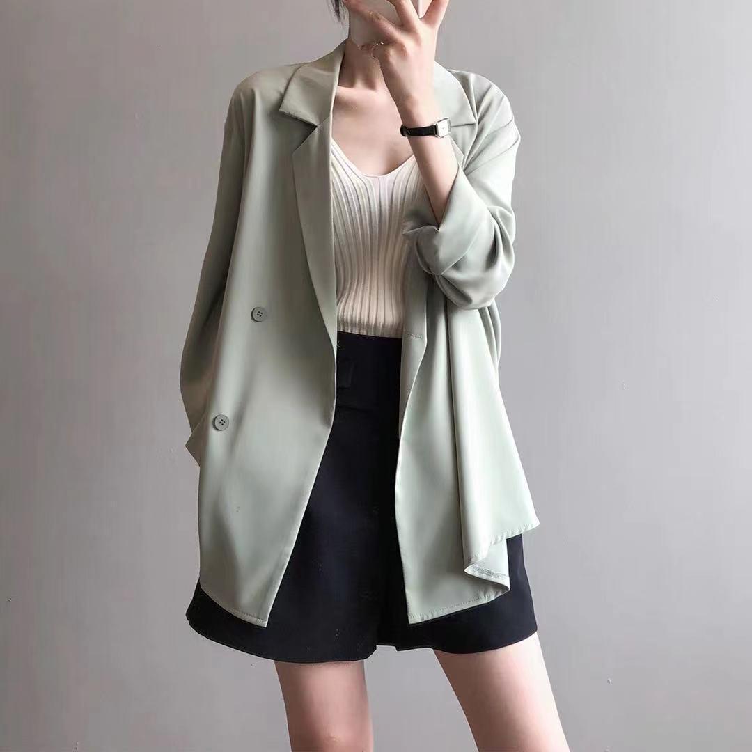 Women s British-Style Loose Sun Protection Blazer for Spring/Summer Large зелений
Women s British-Style Loose Sun Protection Blazer for Spring/Summer Large зелений