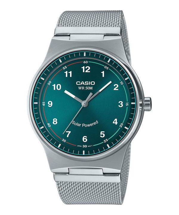Стандартные аналоговые мужские часы Casio из нержавеющей стали с зеленым циферблатом и солнечной батареей MTP-RS105M-3BV
Стандартные аналоговые мужские часы Casio из нержавеющей стали с зеленым циферблатом и солнечной батареей MTP-RS105M-3BV