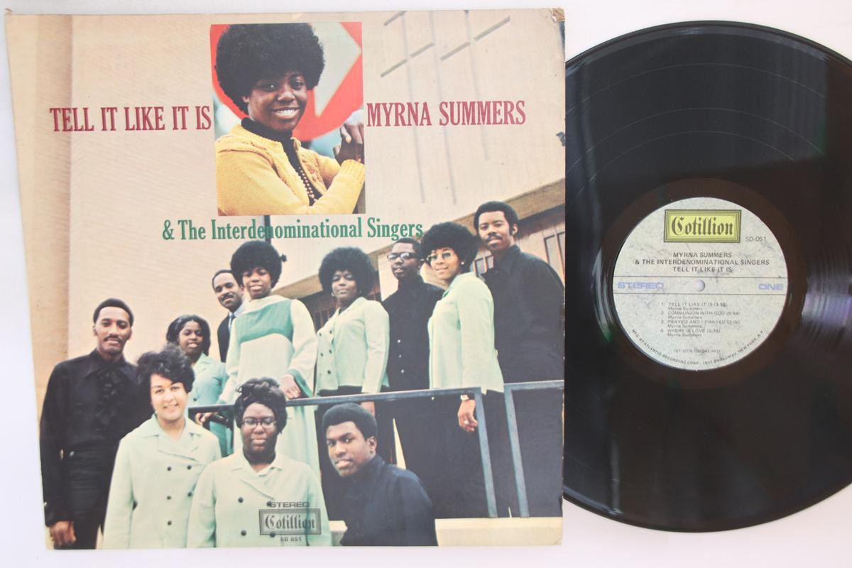 LP Record MYRNA SUMMERS & THE INTERDENOMINATI - Tell It Like It Is SD051 COTILLION 1970 US Soul/Funk Used
LP Record MYRNA SUMMERS & THE INTERDENOMINATI - Tell It Like It Is SD051 COTILLION 1970 US Soul/Funk Used