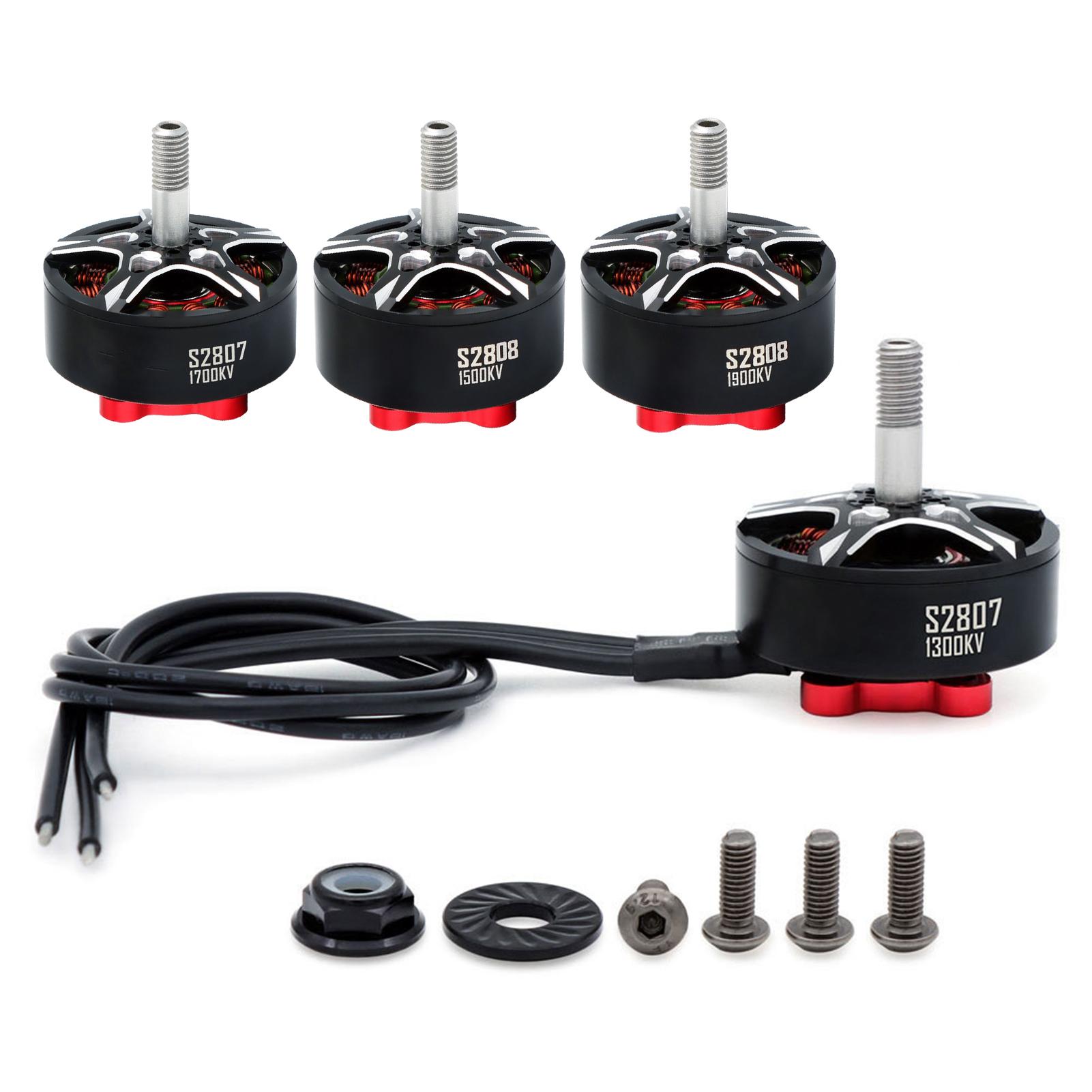 Brushless Motor, Aircraft Motor with Screws for Remote Control FPV Racing Long Range Quadcopter S2807 1700KV
Brushless Motor, Aircraft Motor with Screws for Remote Control FPV Racing Long Range Quadcopter S2807 1700KV