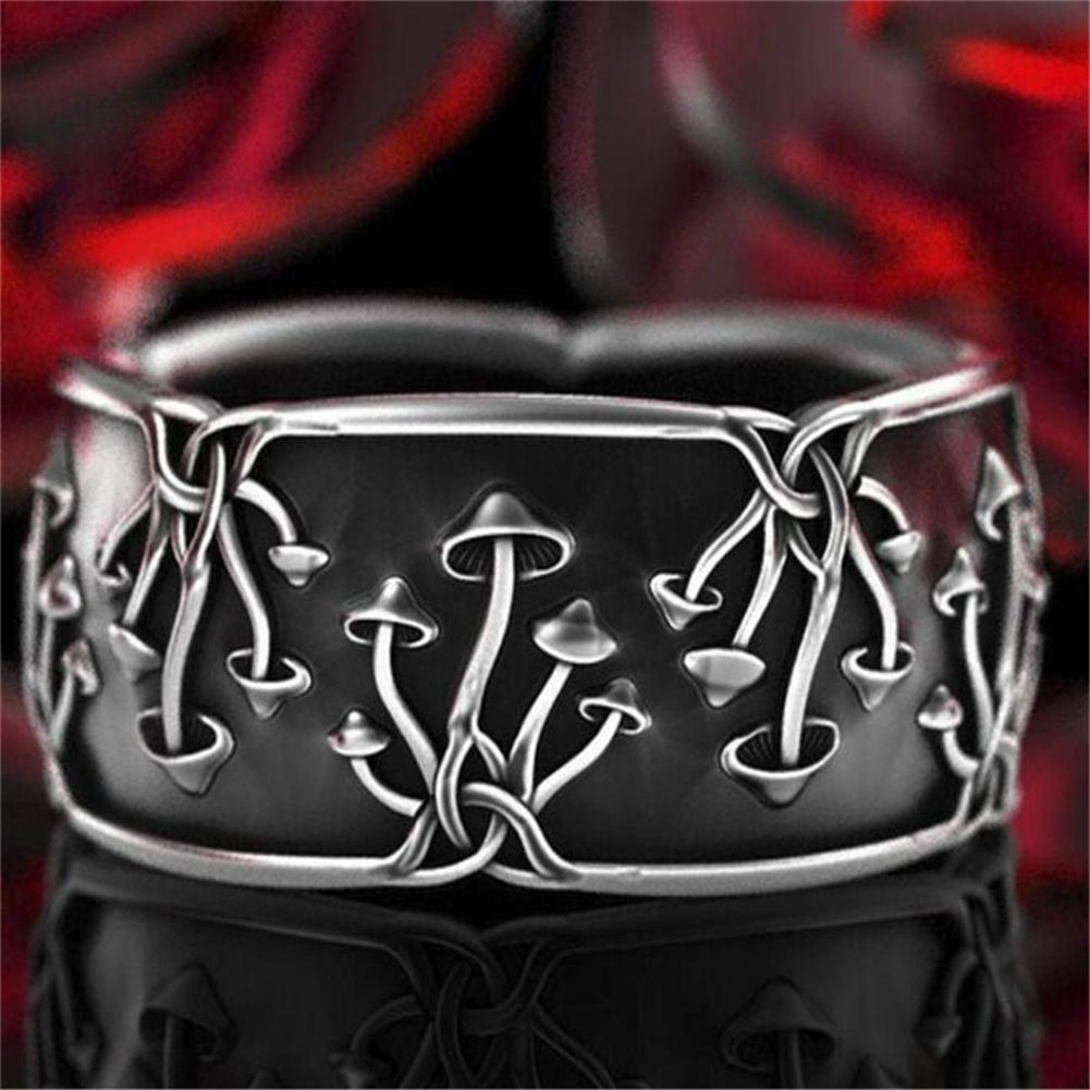 Creative Zircon Gifts Punk Men and Women Rings Mushroom Shaped Black Index Finger Rings Wholesale 13 чорний
Creative Zircon Gifts Punk Men and Women Rings Mushroom Shaped Black Index Finger Rings Wholesale 13 чорний