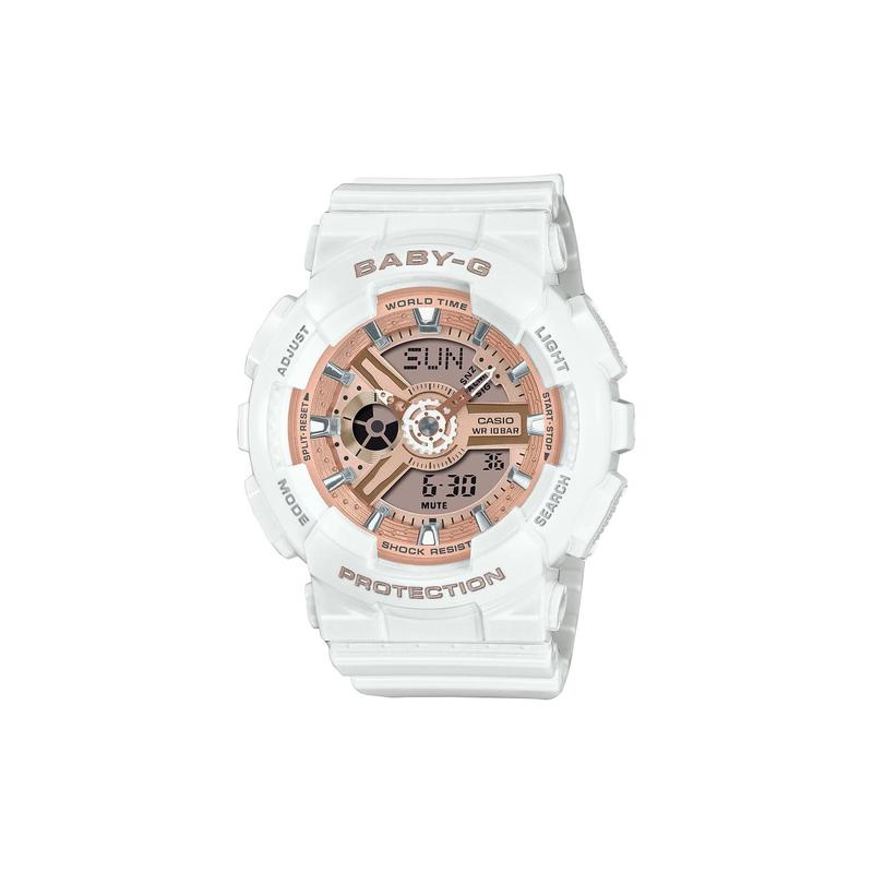Casio BABY-G 100 meters waterproof quartz movement resin strap Japanese and Korean watch women s watch gold dial BA-110X-7A1JF золотой
Casio BABY-G 100 meters waterproof quartz movement resin strap Japanese and Korean watch women s watch gold dial BA-110X-7A1JF золотой