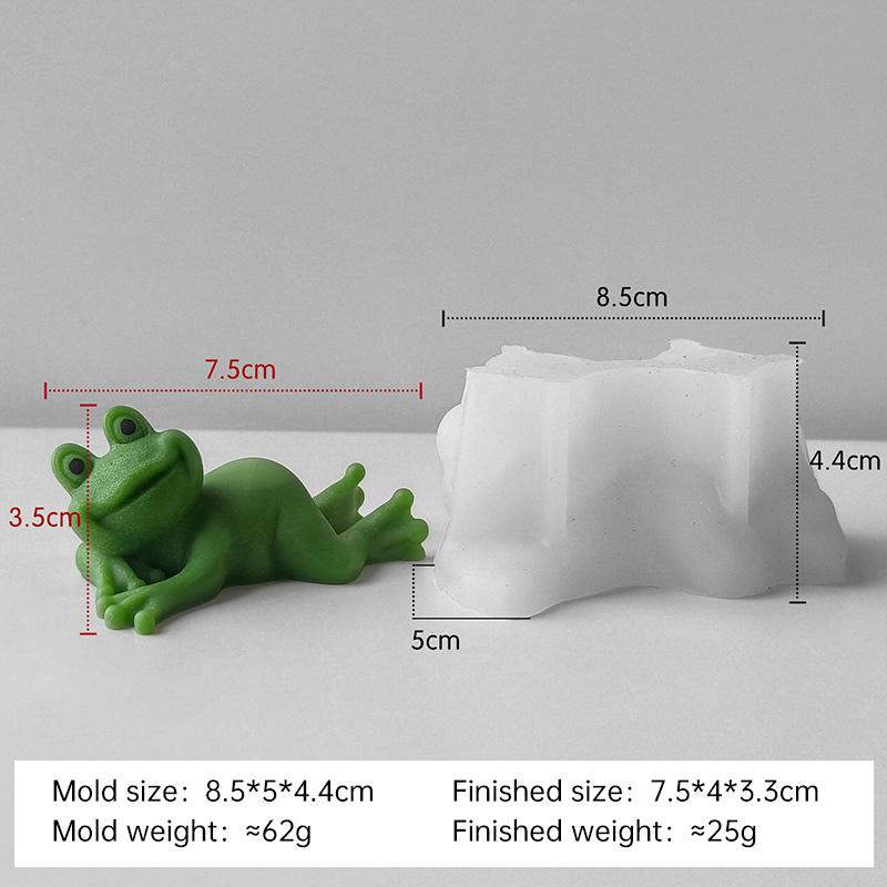 3D Frogs Silicone Mold DIY Aroma Candle Cartoon Frog Plaster Resin Ornament Molds Handmade Soap Candle Making Supplies
3D Frogs Silicone Mold DIY Aroma Candle Cartoon Frog Plaster Resin Ornament Molds Handmade Soap Candle Making Supplies