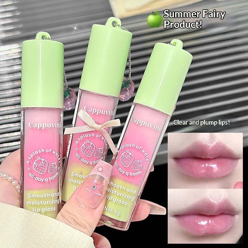 Cappuvini Strawberry Lip Oil Mirror Moisturizing Lips Plumper Essence Oil Repair Lip Fine Lines Jelly Lip Gloss Makeup Cosmetics 1 pcs
Cappuvini Strawberry Lip Oil Mirror Moisturizing Lips Plumper Essence Oil Repair Lip Fine Lines Jelly Lip Gloss Makeup Cosmetics 1 pcs