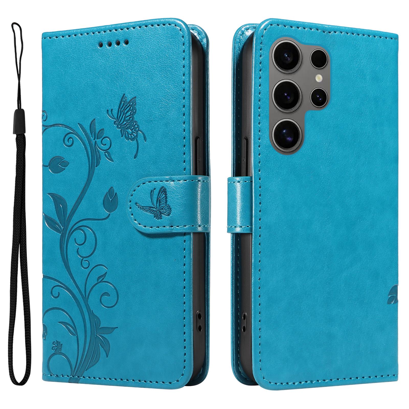 For Samsung Galaxy S25 Ultra PU Leather Cases Flower Pattern Wallet Stand Phone Cover with Strap Blue
For Samsung Galaxy S25 Ultra PU Leather Cases Flower Pattern Wallet Stand Phone Cover with Strap Blue