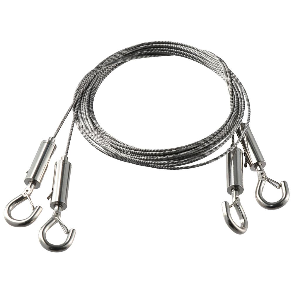 2 Pcs 2m x1.5mm Picture Hanging Wire Stainless Steel Wire Rope Adjustable Mirror Frame Kit Light
2 Pcs 2m x1.5mm Picture Hanging Wire Stainless Steel Wire Rope Adjustable Mirror Frame Kit Light