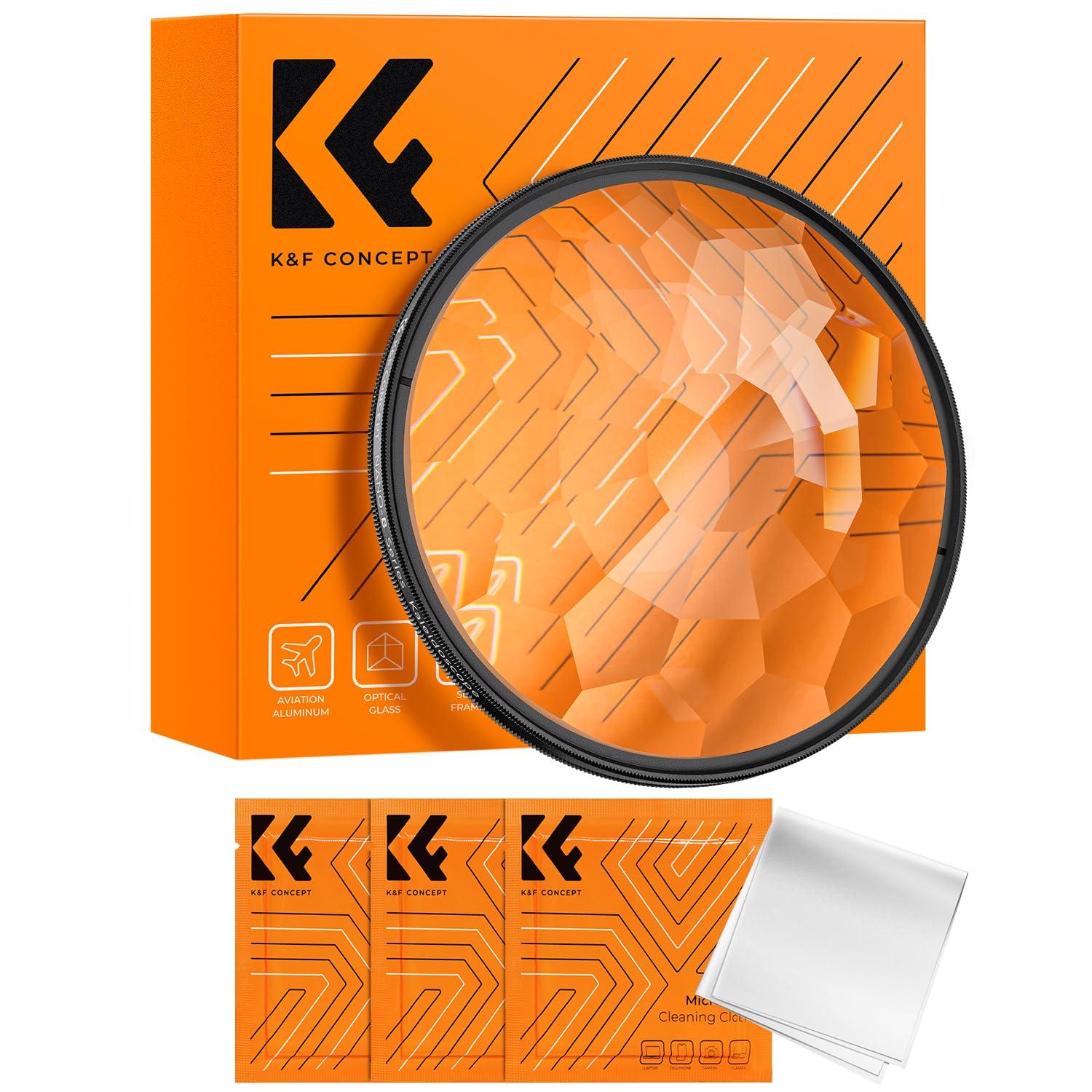 CONCEPT 77mm Kaleidoscope Filter for Prism Optical Glass Adjustable Number of Special Effects Includes 3 Cleaning Cloths K&F Photography, Prism,
CONCEPT 77mm Kaleidoscope Filter for Prism Optical Glass Adjustable Number of Special Effects Includes 3 Cleaning Cloths K&F Photography, Prism,