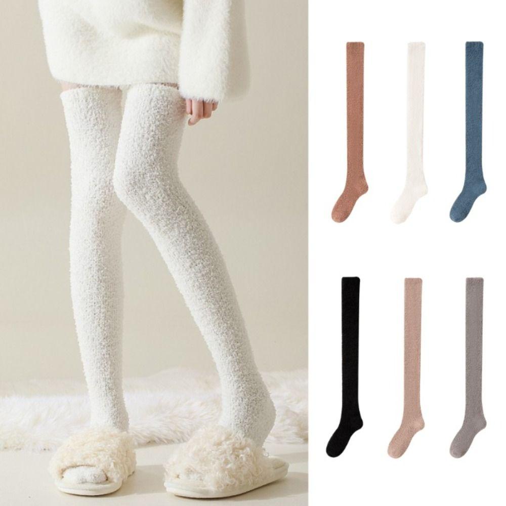 Coral Fleece Long Socks Sweat-Absorbent Women Sock Comfortable Knee-High Stockings Winter кавовий
Coral Fleece Long Socks Sweat-Absorbent Women Sock Comfortable Knee-High Stockings Winter кавовий