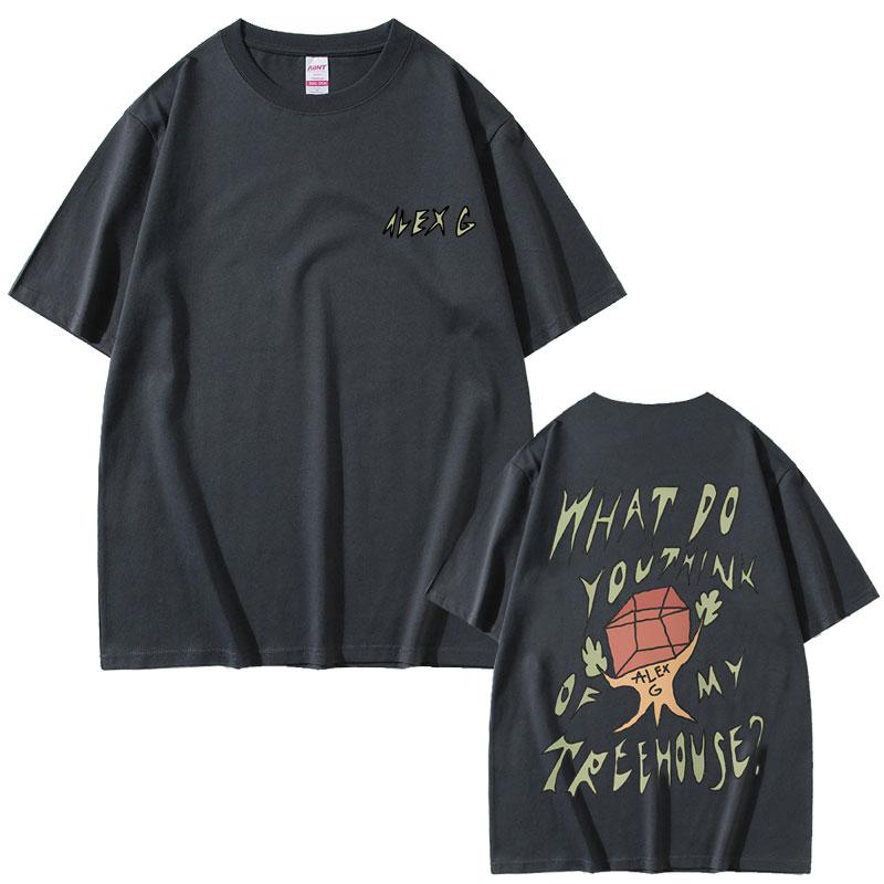 2025summer Singer Alex G Treehouse Graphic Print Tshirt Mens Cotton Casual Tshirt Loose Fashion Retro Oversized Short Sleeves 4XL
2025summer Singer Alex G Treehouse Graphic Print Tshirt Mens Cotton Casual Tshirt Loose Fashion Retro Oversized Short Sleeves 4XL