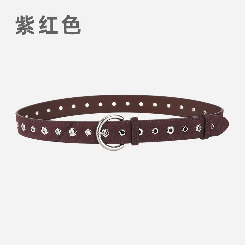 Star rivet trend belt women s matte hollow decorative jeans versatile leather belt women 105*3.3cm
Star rivet trend belt women s matte hollow decorative jeans versatile leather belt women 105*3.3cm