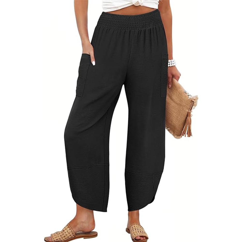 Womens Wide Leg Palazzo Capri Pants 2025 Summer Casual Loose High Waisted Lounge Flowy Cropped Beach Work Trousers S чёрный
Womens Wide Leg Palazzo Capri Pants 2025 Summer Casual Loose High Waisted Lounge Flowy Cropped Beach Work Trousers S чёрный