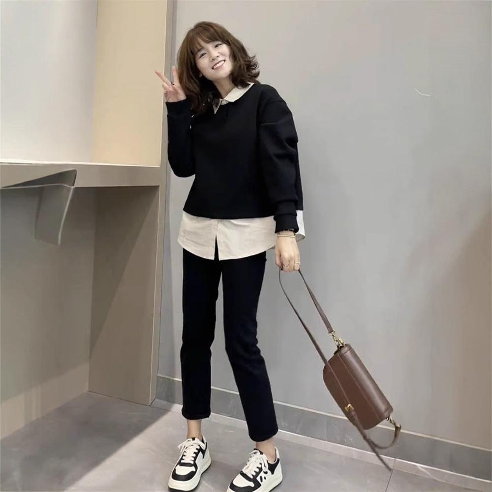 Women s Loose Patchwork Sweatshirt Jacket - Faux Two-Piece, Spring/Autumn 2025 Collection M
Women s Loose Patchwork Sweatshirt Jacket - Faux Two-Piece, Spring/Autumn 2025 Collection M