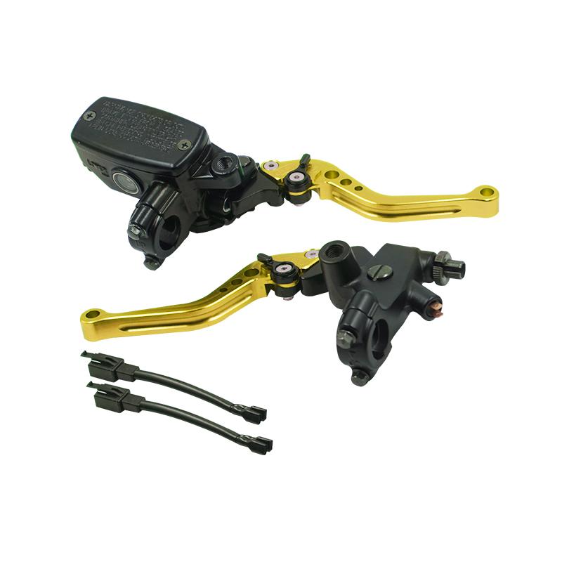 7/8 22mm Motorcycle Front Brake Clutch Master Cylinder Motorbike Hydraulic Pump with Adjustable Lever Universal For Honda золотой
7/8 22mm Motorcycle Front Brake Clutch Master Cylinder Motorbike Hydraulic Pump with Adjustable Lever Universal For Honda золотой