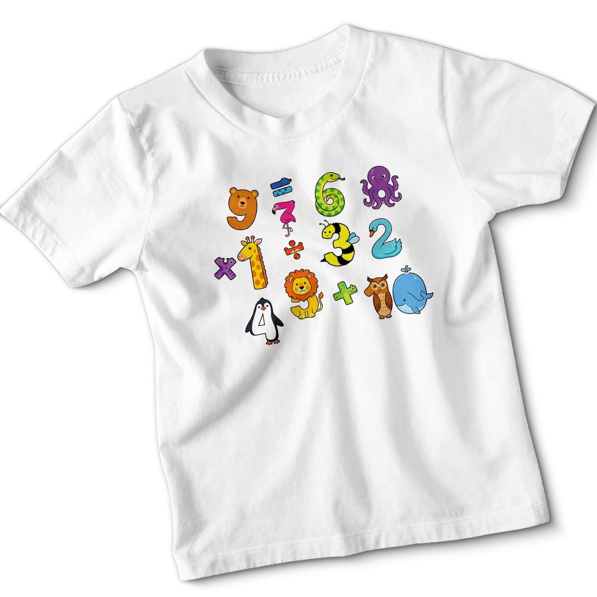 Animal Numbers day And Math Education Unisex Kids Tee Learning Fun#3 110
Animal Numbers day And Math Education Unisex Kids Tee Learning Fun#3 110