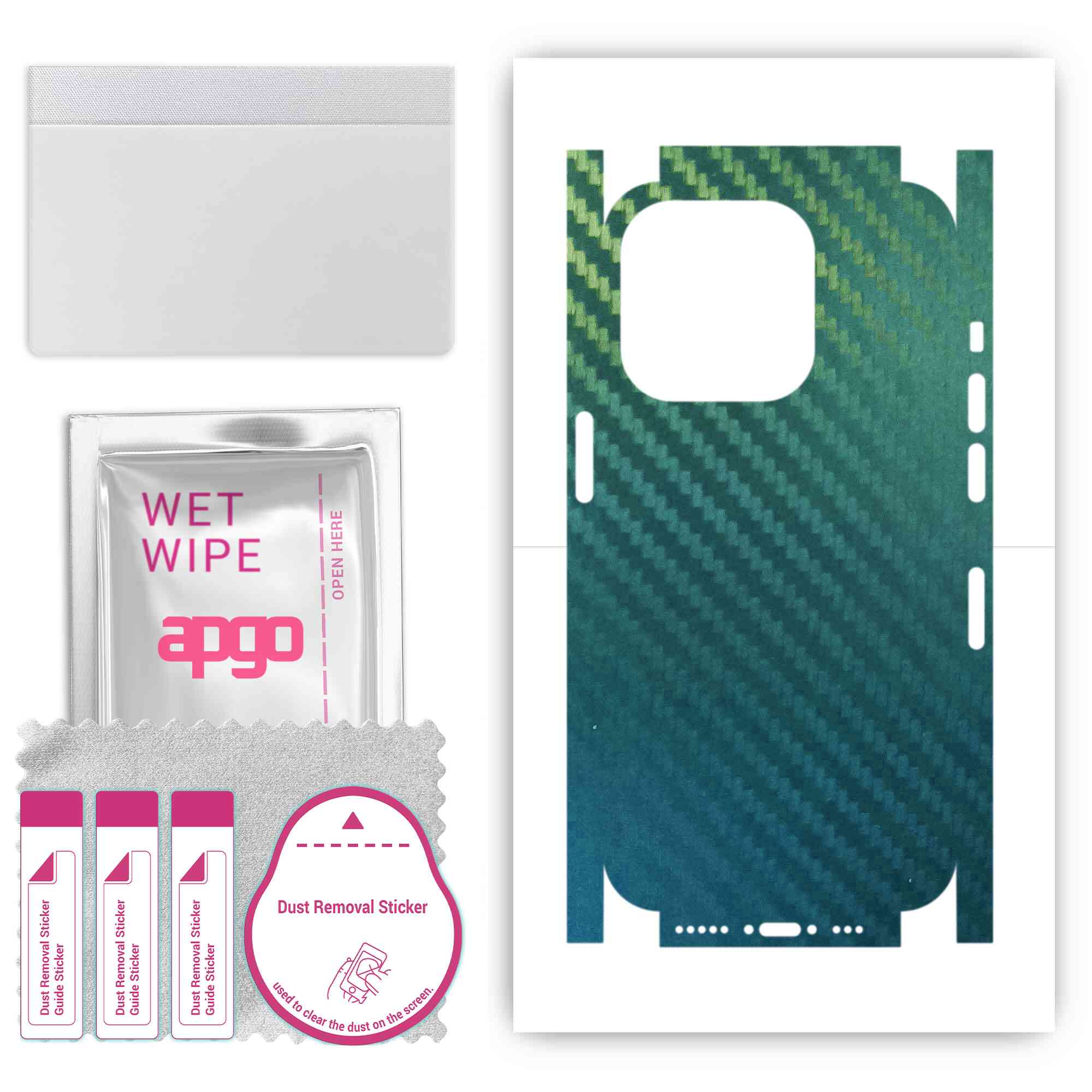 Apgo Protective Skin Sticker for the back+sides compatible with Apple iPhone 14 Pro, Full Wrap Film, Foil, Vinyl - Pattern Carbon Chameleon CAKA1
Apgo Protective Skin Sticker for the back+sides compatible with Apple iPhone 14 Pro, Full Wrap Film, Foil, Vinyl - Pattern Carbon Chameleon CAKA1