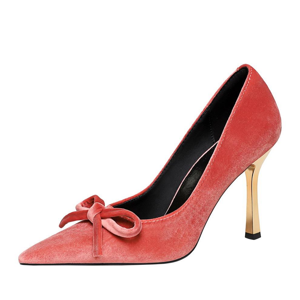 French Style Velvet Women Pumps, Bow Decor Pointed Toe Slip On Stiletto Heels, Metal High Heel Elegant Banquet Party Fashion Dress Shoes 40 помаранчевий
French Style Velvet Women Pumps, Bow Decor Pointed Toe Slip On Stiletto Heels, Metal High Heel Elegant Banquet Party Fashion Dress Shoes 40 помаранчевий