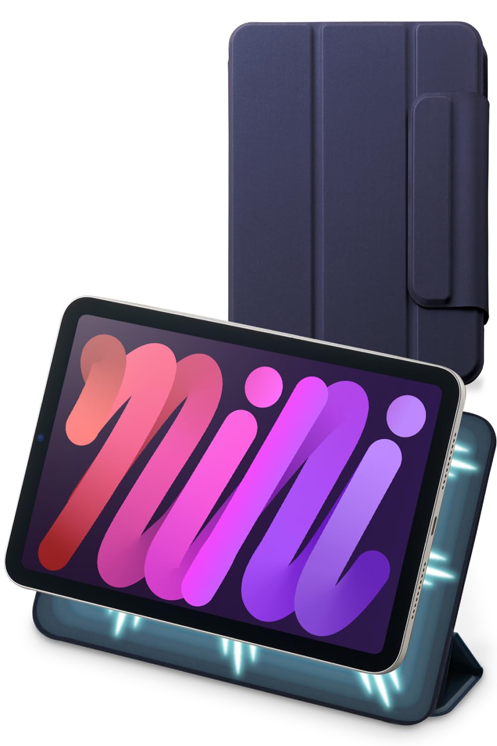 ELECOM Case for iPad mini 7, A17 Pro (2024), and mini 6 (2021), Magnetic Tri-Fold Stand, Lightweight, Slim, Apple Pencil Pairing and Charging, Navy Bl
ELECOM Case for iPad mini 7, A17 Pro (2024), and mini 6 (2021), Magnetic Tri-Fold Stand, Lightweight, Slim, Apple Pencil Pairing and Charging, Navy Bl