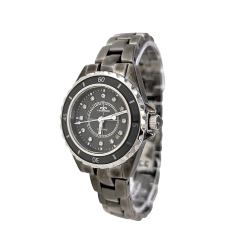 TECHNOS Women s Watch T9934TE, Ceramic, Lightweight, Scratch-Resistant, Quartz Movement, Date Display, Elegant Metallic Gray Dial, Stylish Gift for Bi
TECHNOS Women s Watch T9934TE, Ceramic, Lightweight, Scratch-Resistant, Quartz Movement, Date Display, Elegant Metallic Gray Dial, Stylish Gift for Bi