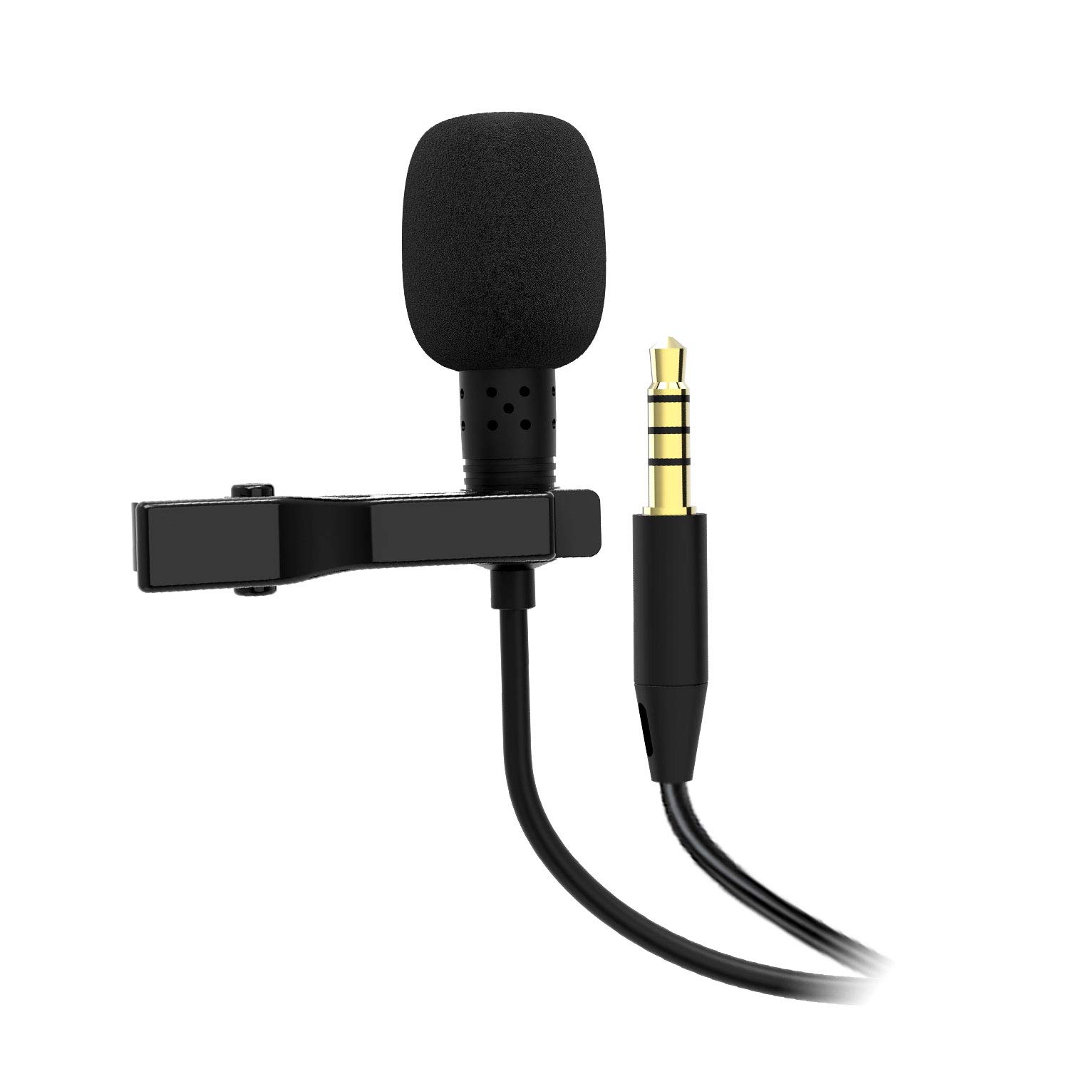 Pin Microphone Microphone 3.5mm Plug 4-Pole Type Mini Clip Microphone Condenser Microphone Omnidirectional Clip Type Compatible with iPhone iPad
Pin Microphone Microphone 3.5mm Plug 4-Pole Type Mini Clip Microphone Condenser Microphone Omnidirectional Clip Type Compatible with iPhone iPad