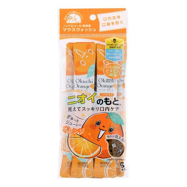 Okuchi - Orange Mouthwash 11ml x 5
Okuchi - Orange Mouthwash 11ml x 5